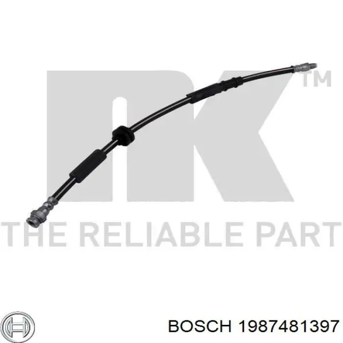 Купити 1987481397 Bosch Гальмівні шланги передні