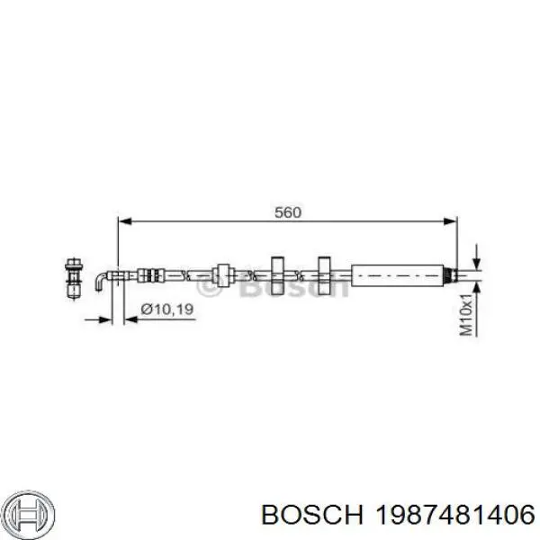 Купити 4806G3 Peugeot/Citroen Гальмівні шланги передні