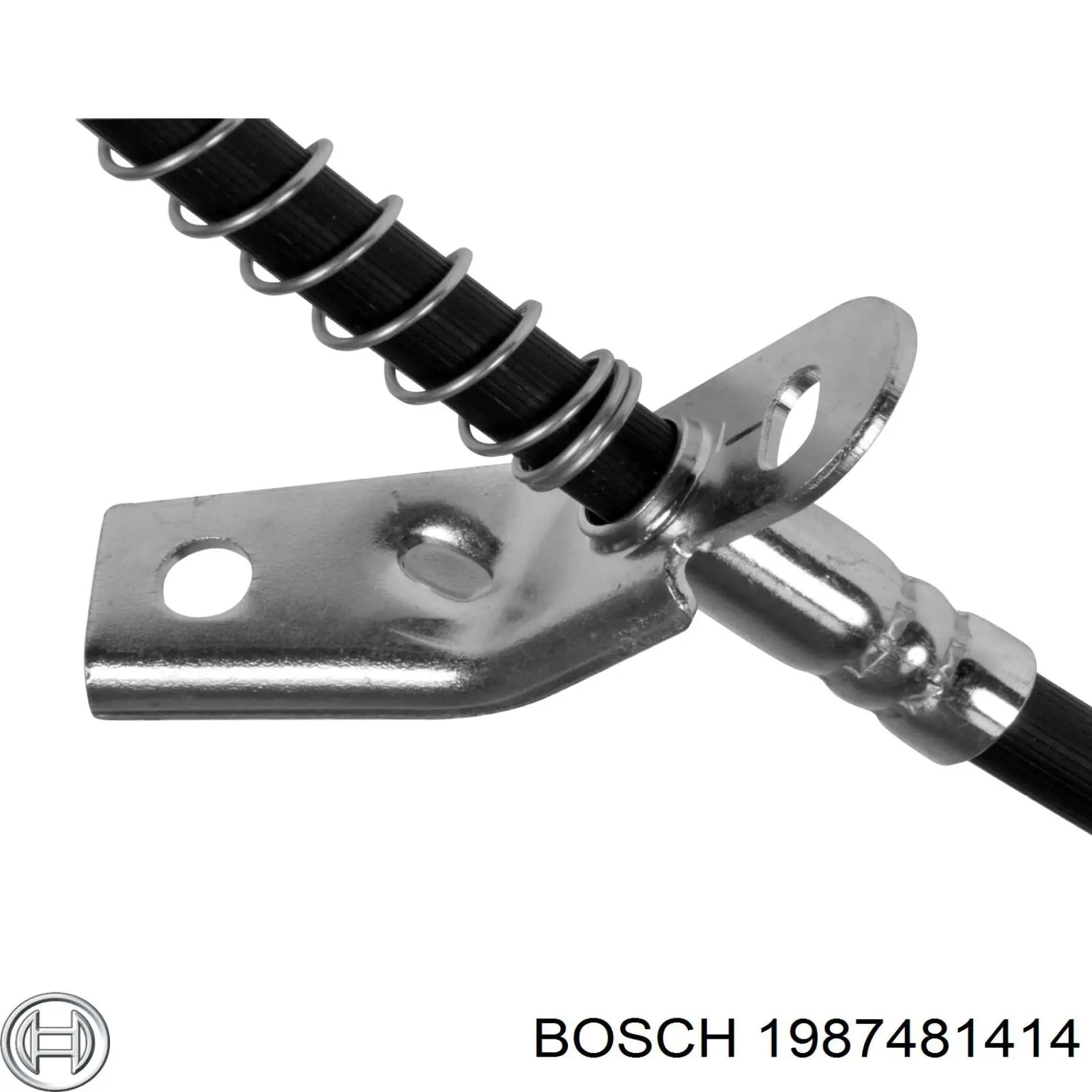 Шланг гальмівний передній, лівий Bosch 1987481414 ціна, від 15.19 USD