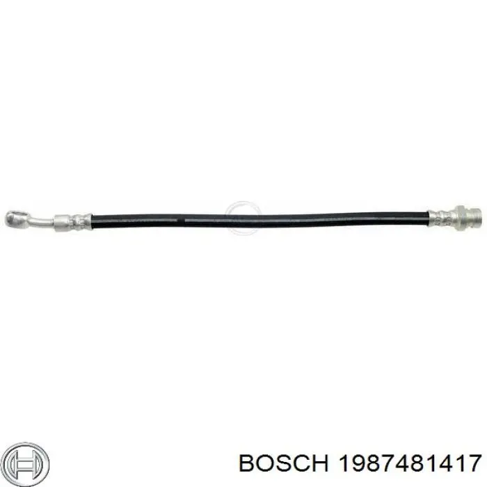 Шланг гальмівний задній, лівий Bosch 1987481417 ціна, від 12.39 USD