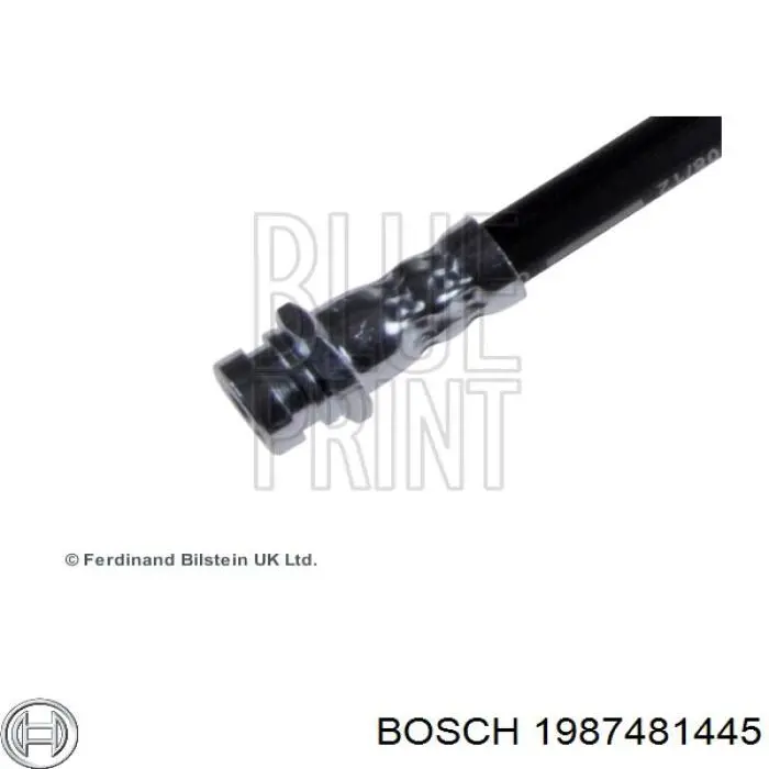 1987481445 Bosch Гнучка гальмівна трубка передня