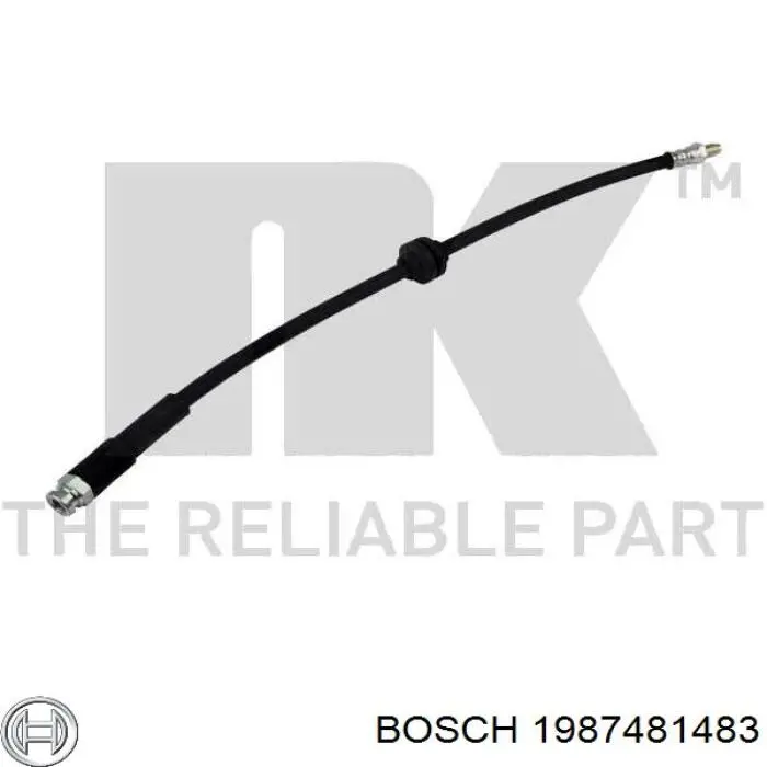 Купити 1987481483 Bosch Шланг гальмівний задній