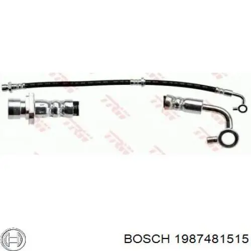 Купити 1987481515 Bosch Шланг гальмівний передній, правий
