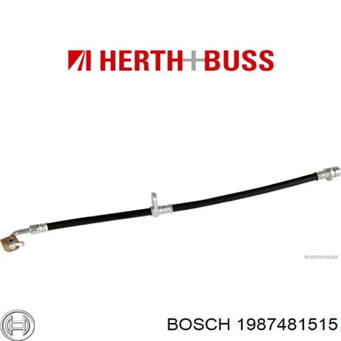 Шланг гальмівний передній, правий 1987481515 Bosch