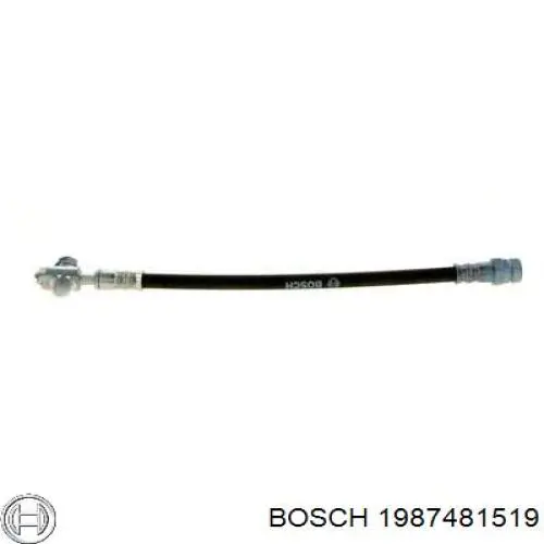 1987481519 Bosch шланг гальмівний задній, правий