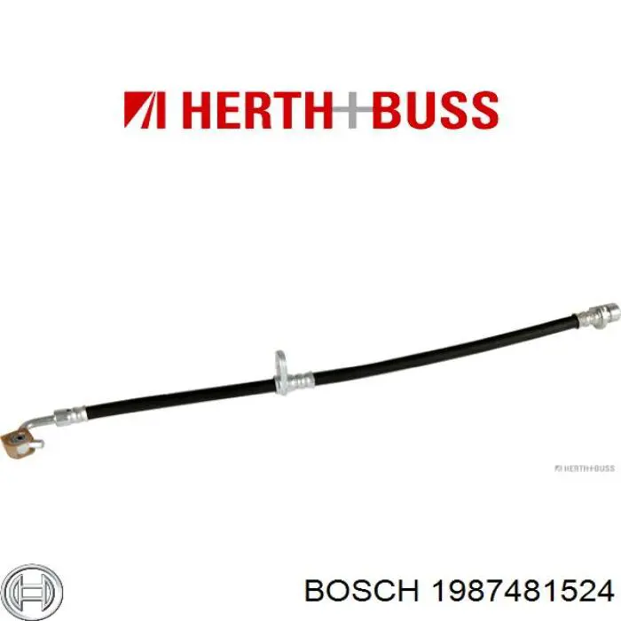 Шланг гальмівний передній, правий SL7007 ABS