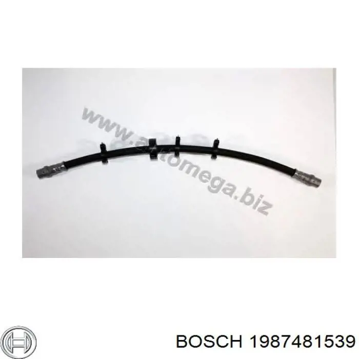 1987481539 Bosch Шланг гальмівний передній, лівий