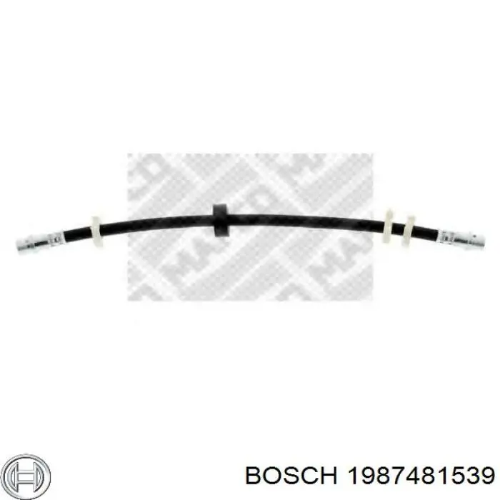 Шланг гальмівний передній, лівий Bosch 1987481539 ціна, від 9.00 USD