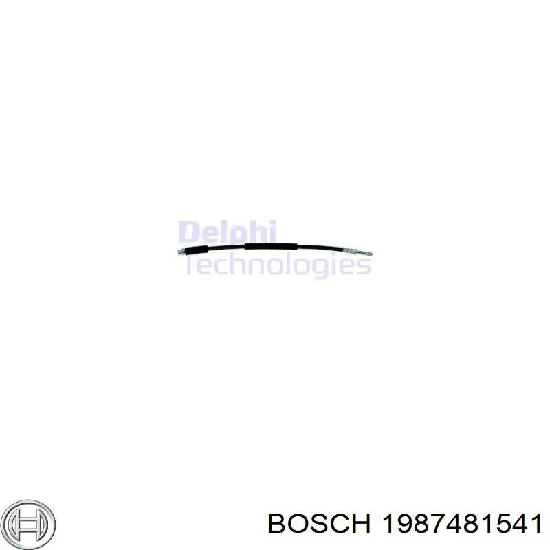 Купити 1987481541 Bosch Шланг гальмівний задній