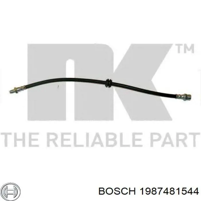 1987481544 Bosch Гнучка гальмівна трубка передня