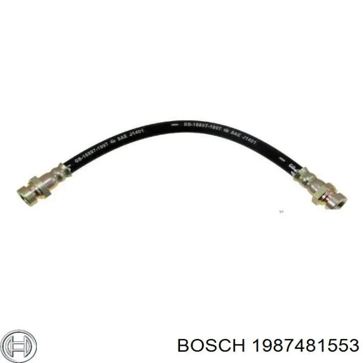 Шланг гальмівний задній Bosch 1987481553 ціна, від 7.60 USD