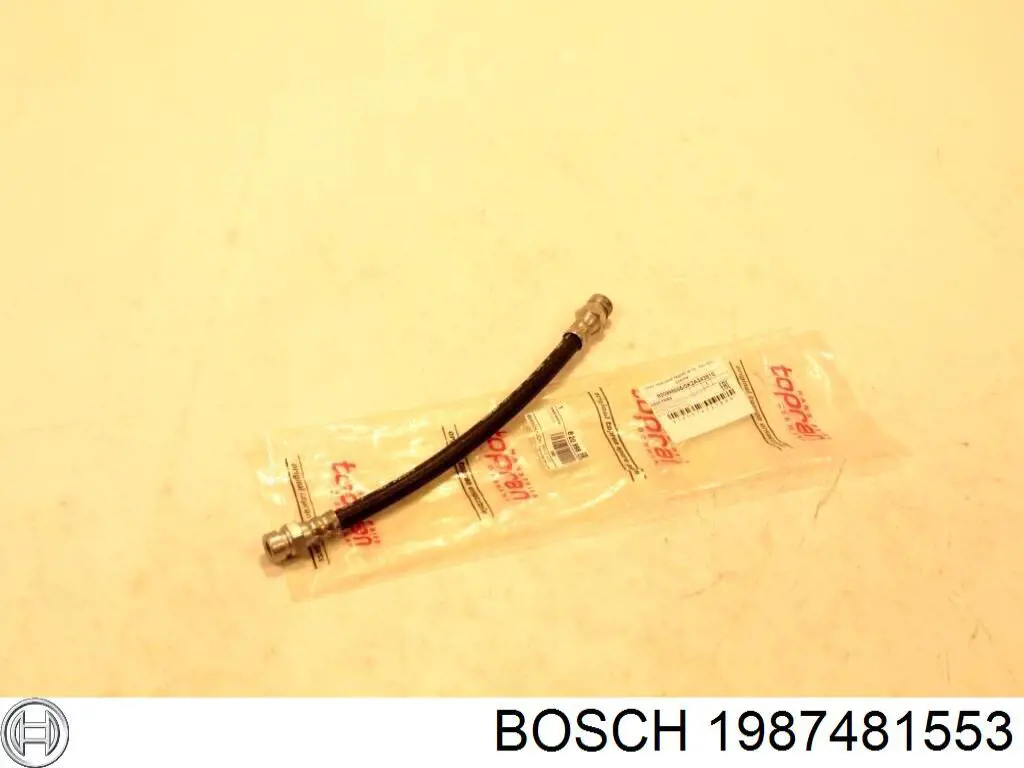 Купити 1987481553 Bosch Шланг гальмівний задній