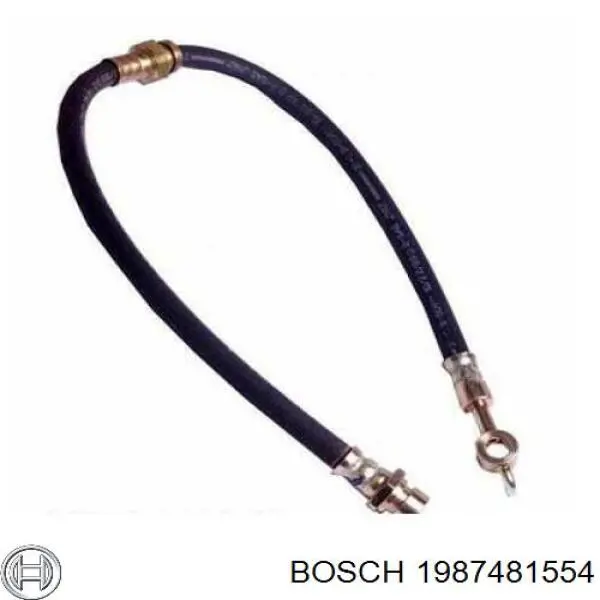 Гнучка гальмівна трубка задня Bosch 1987481554