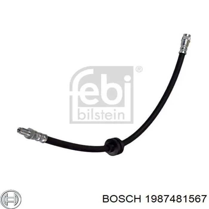 Гальмівні шланги передні 1987481567 Bosch