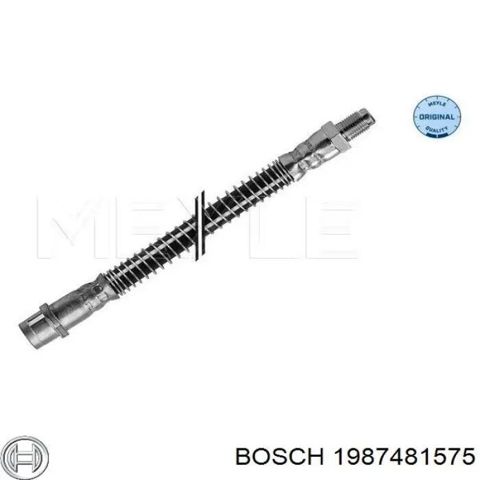 1987481575 Bosch шланг гальмівний задній