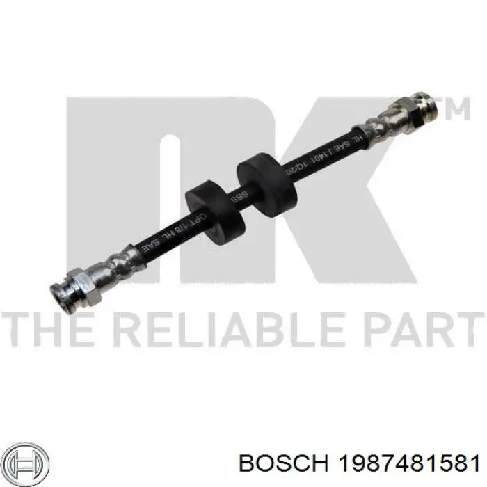 1987481581 Bosch шланг гальмівний задній