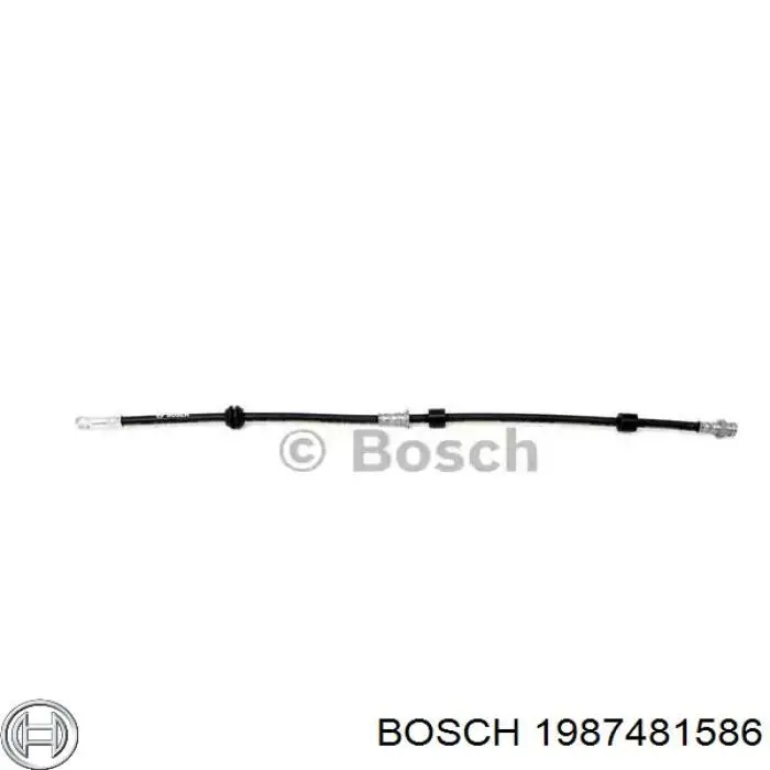 Шланг гальмівний задній, правий Bosch 1987481586 ціна, від 11.24 USD