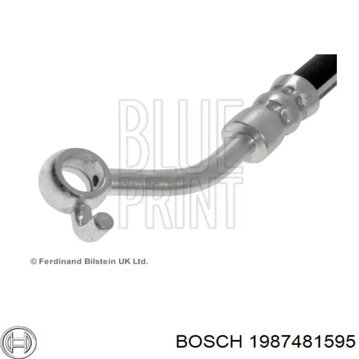 Шланг гальмівний передній, лівий Bosch 1987481595 ціна, від 28.43 USD