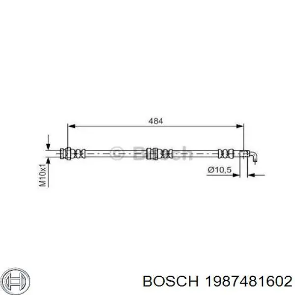 Шланг гальмівний передній DP Group BS3000 ціна, від 7.86 USD