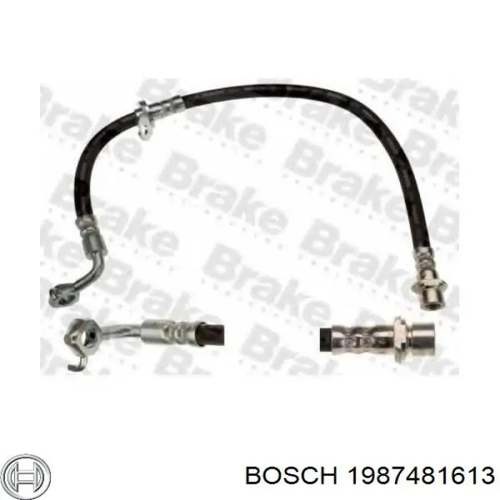 Купити 1987481613 Bosch Шланг гальмівний задній, лівий