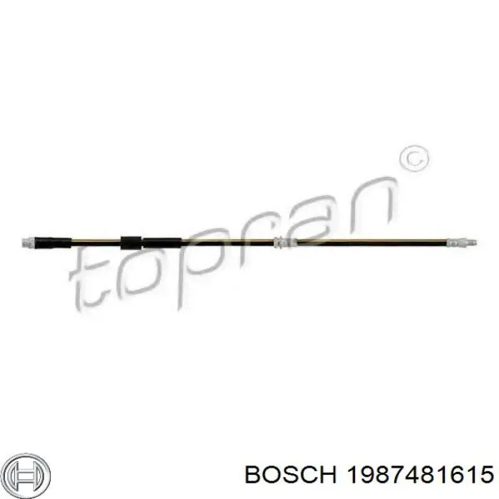 1987481615 Bosch шланг гальмівний передній