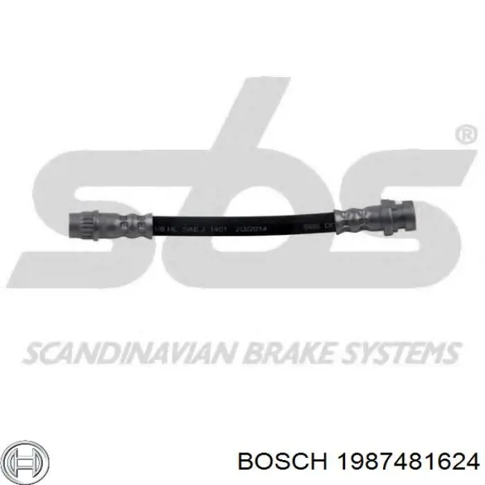 Купити SL7040 ABS Шланг гальмівний задній, лівий