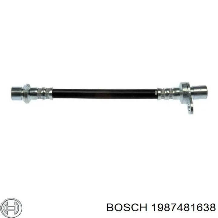 Купити 1987481638 Bosch Шланг гальмівний задній, лівий