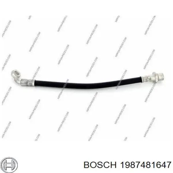 Купити 1987481647 Bosch Шланг гальмівний задній, лівий