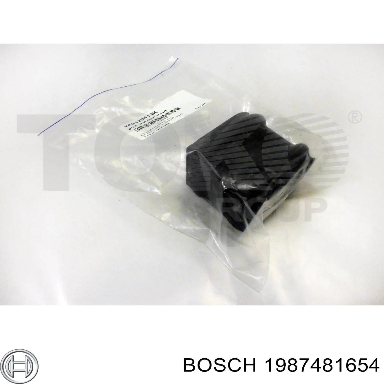 Купити 1987481654 Bosch Шланг гальмівний задній, лівий