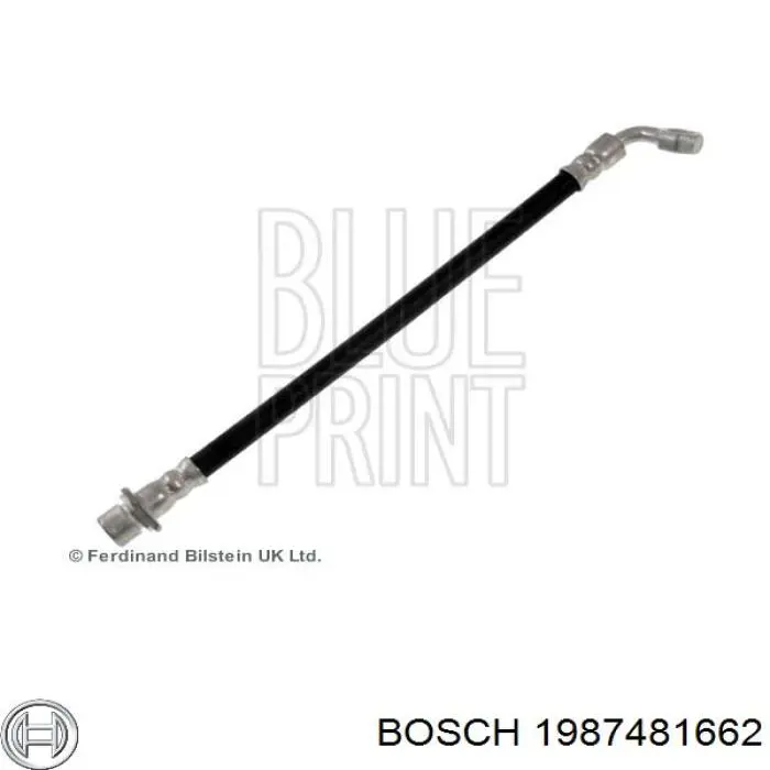 1987481662 Bosch Шланг гальмівний задній, правий