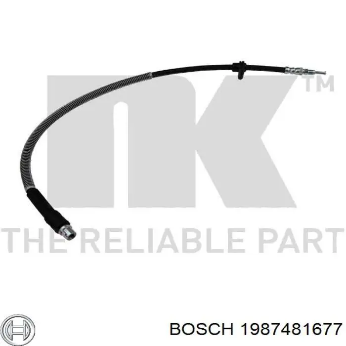 Купити 1987481677 Bosch Гальмівні шланги передні