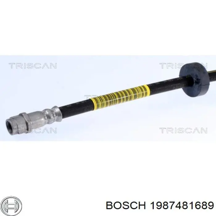 1987481689 Bosch Гнучка гальмівна трубка передня