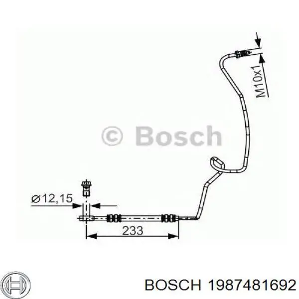 Купити SL6540 ABS Гальмівні шланги передні