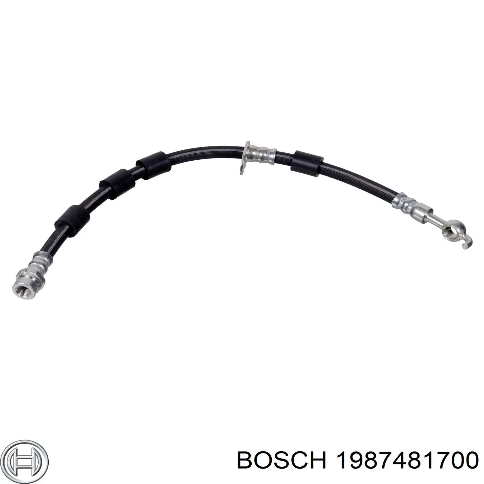 1987481700 Bosch шланг гальмівний передній, правий