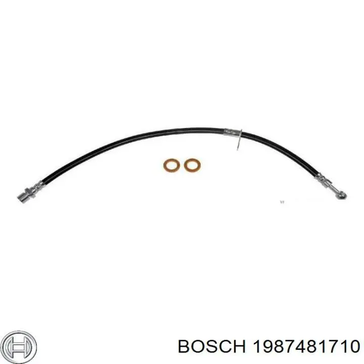 1987481710 Bosch шланг гальмівний задній