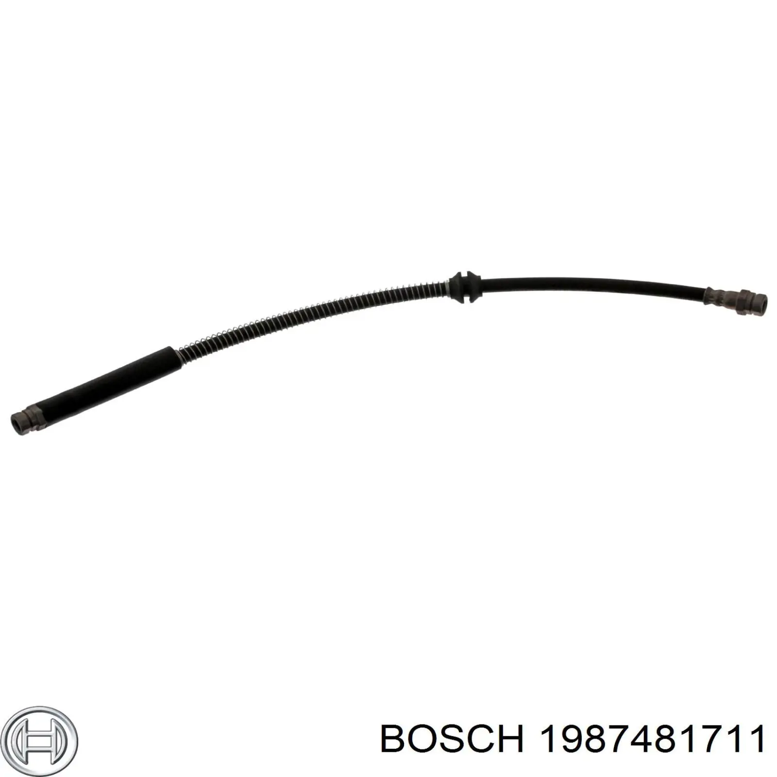Шланг гальмівний задній Bosch 1987481711 ціна, від 10.13 USD