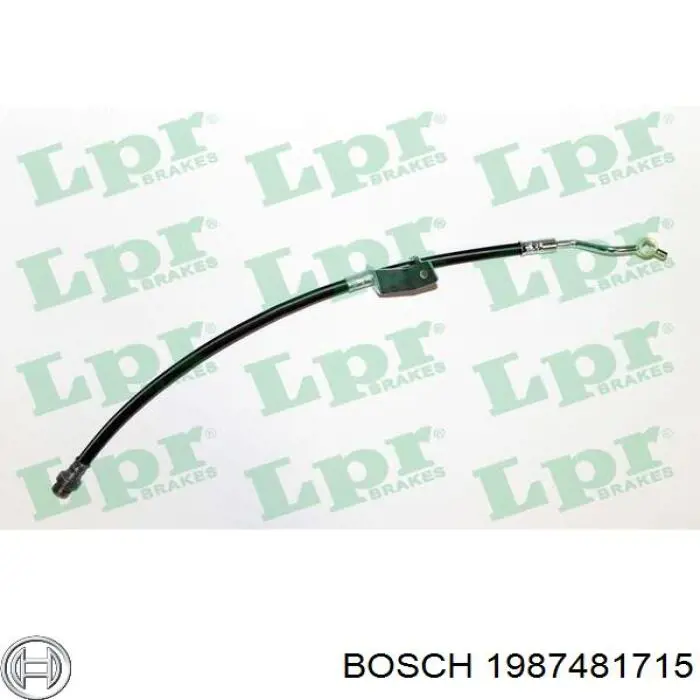 1987481715 Bosch Шланг гальмівний передній, лівий