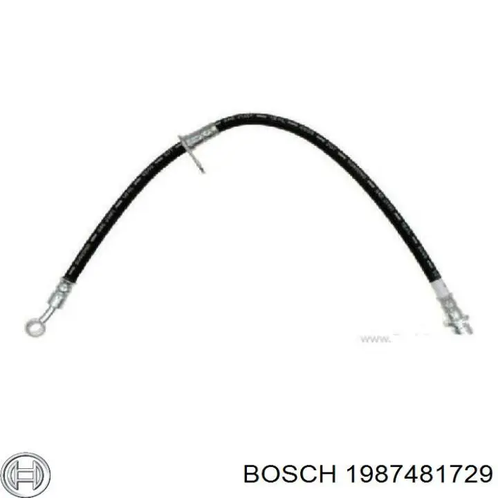 1987481729 Bosch Шланг гальмівний передній, лівий