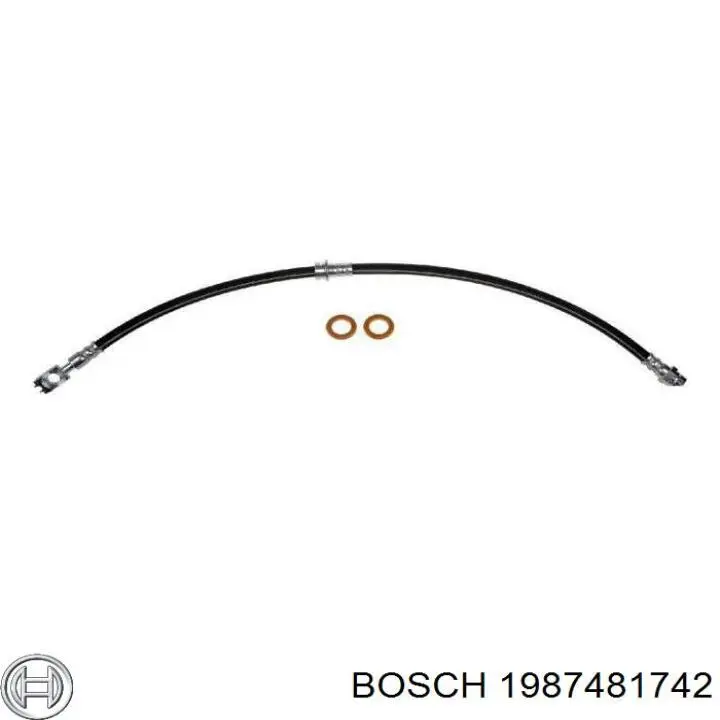 Гальмівні шланги передні 1987481742 Bosch