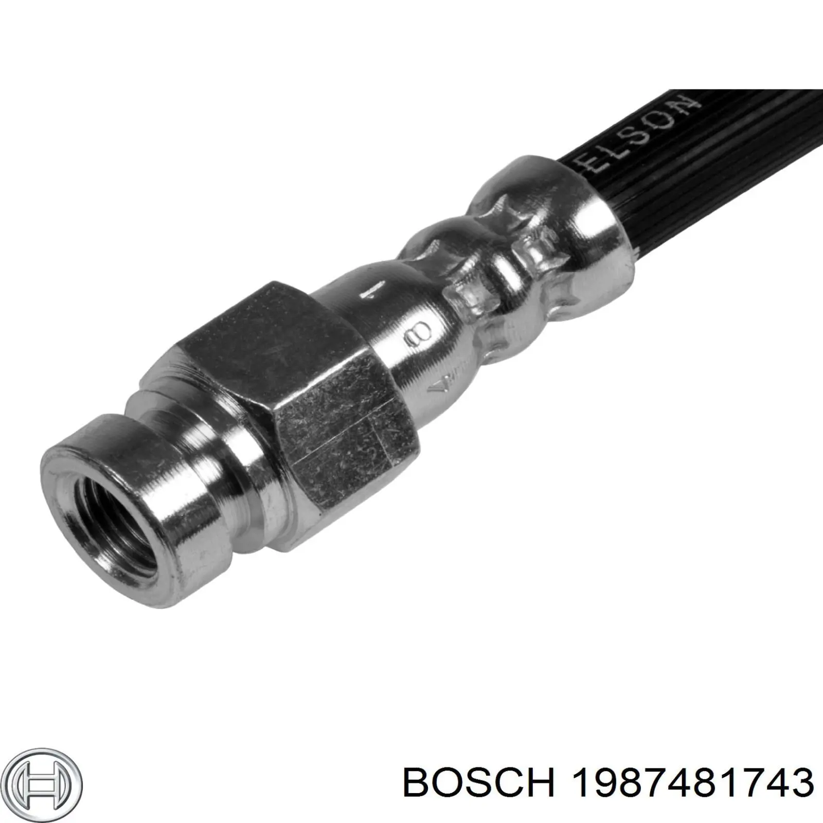 Купити 1987481743 Bosch Шланг гальмівний задній