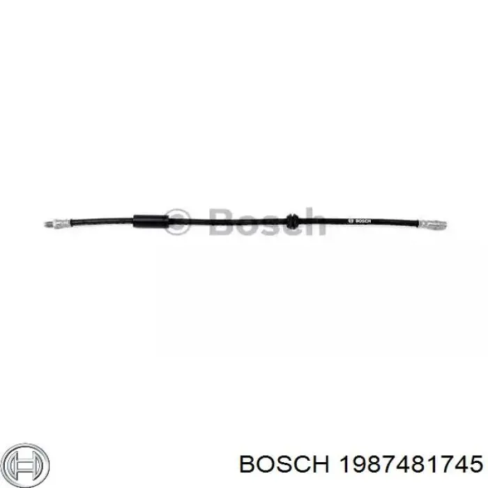 Купити 1987481745 Bosch Гальмівні шланги передні