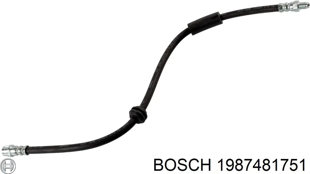 Гальмівні шланги передні 1987481751 Bosch