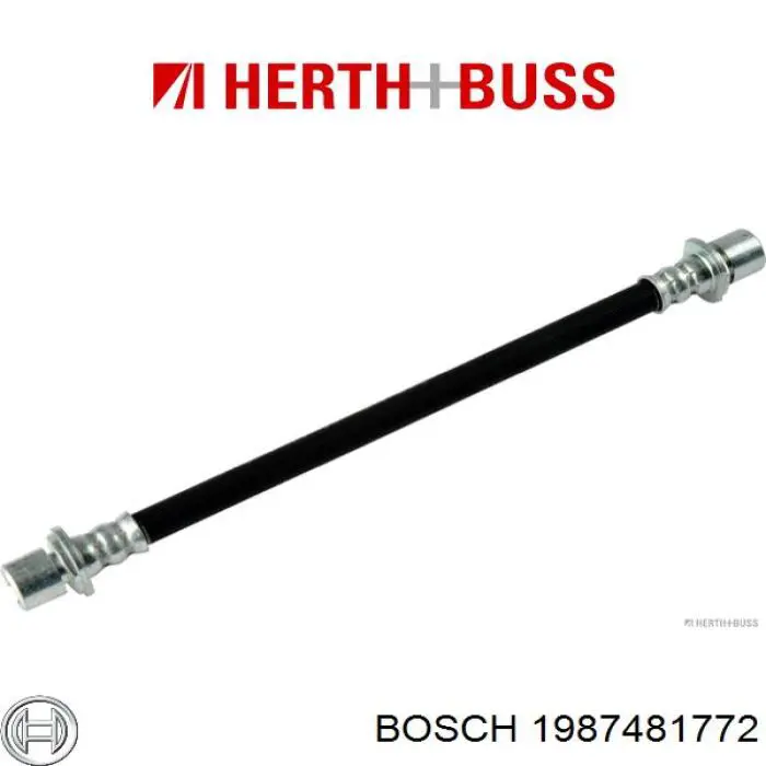 Гнучка гальмівна трубка задня Bosch 1987481772