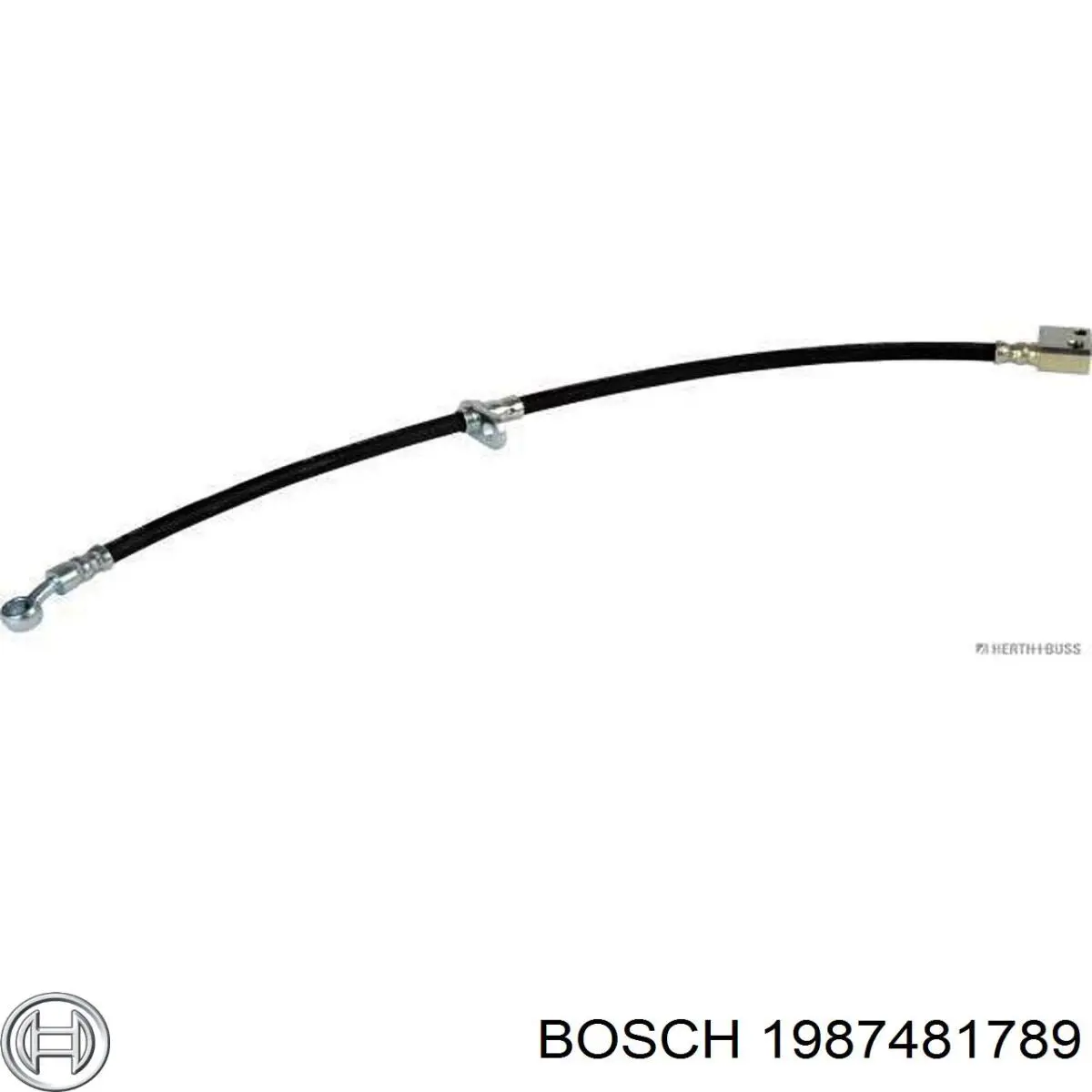 Шланг гальмівний передній, лівий SL6608 ABS