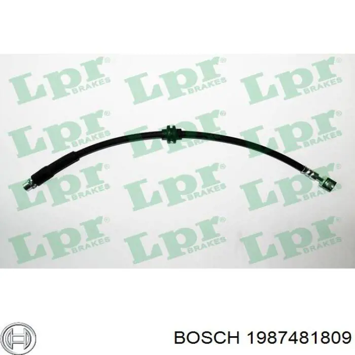 Купити 1987481809 Bosch Гальмівні шланги передні