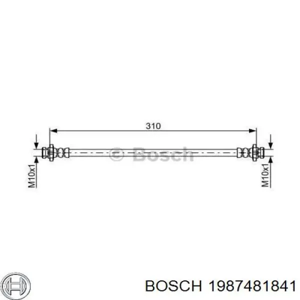 Шланг гальмівний задній TRW PHA612 ціна, від 11.24 USD