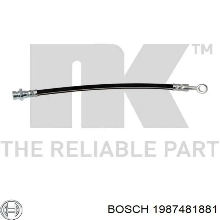 Купити 587372L700 Hyundai/Kia Шланг гальмівний задній, лівий