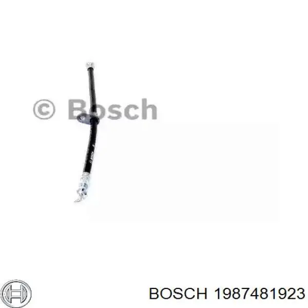 Шланг гальмівний передній, правий 1987481923 Bosch