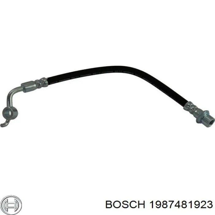 Шланг гальмівний передній, правий Bosch 1987481923 ціна, від 12.39 USD