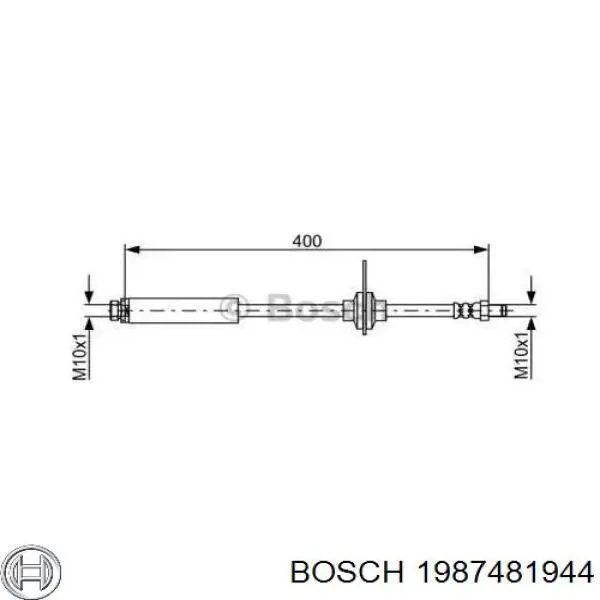 Шланг гальмівний задній TRW PHB2021 ціна, від 6.80 USD